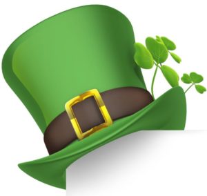 An illustration of a leprechaun hat.