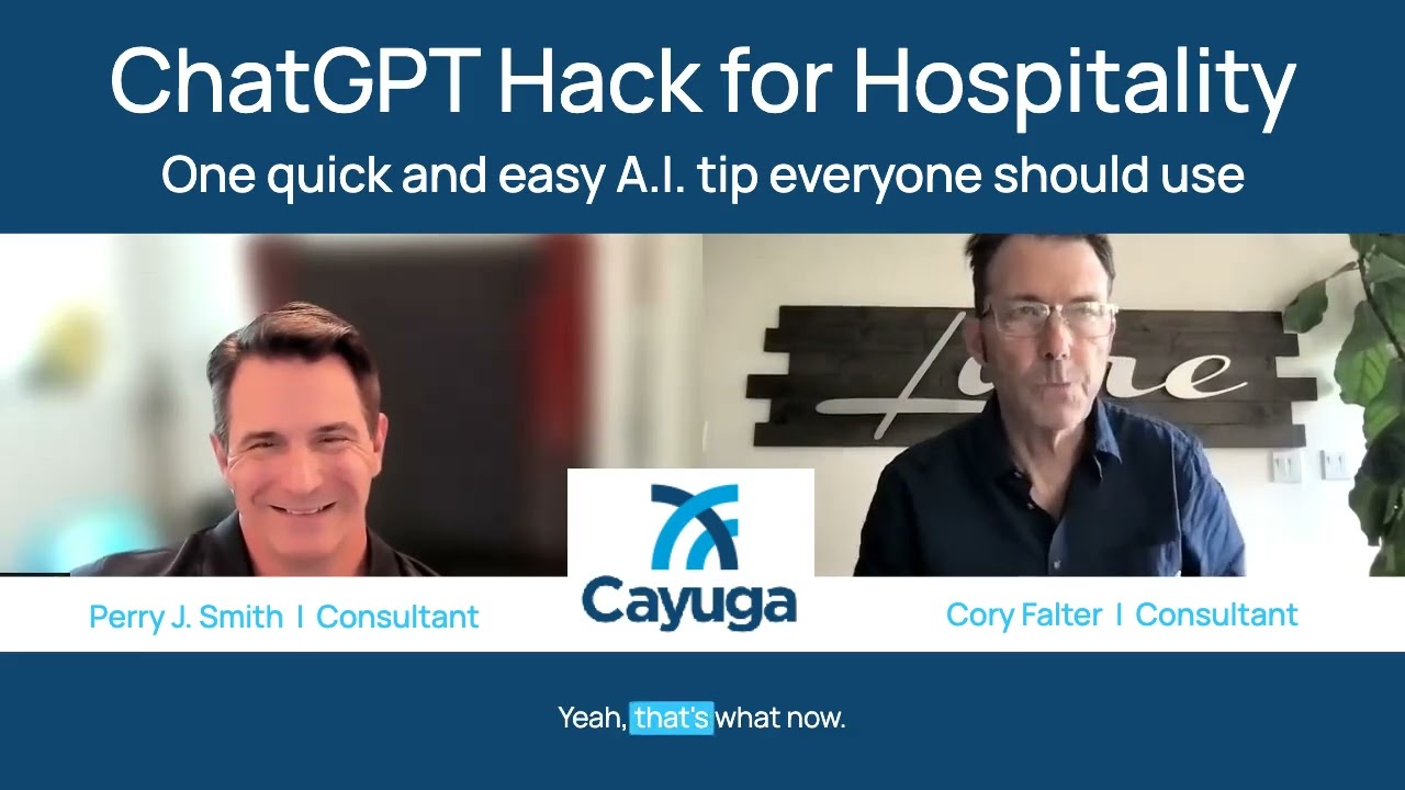 ChatGPT Hack for Hospitality