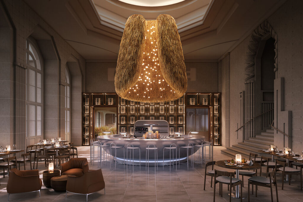 Ground Floor Rendering (Brasserie and Grab & Go) - project