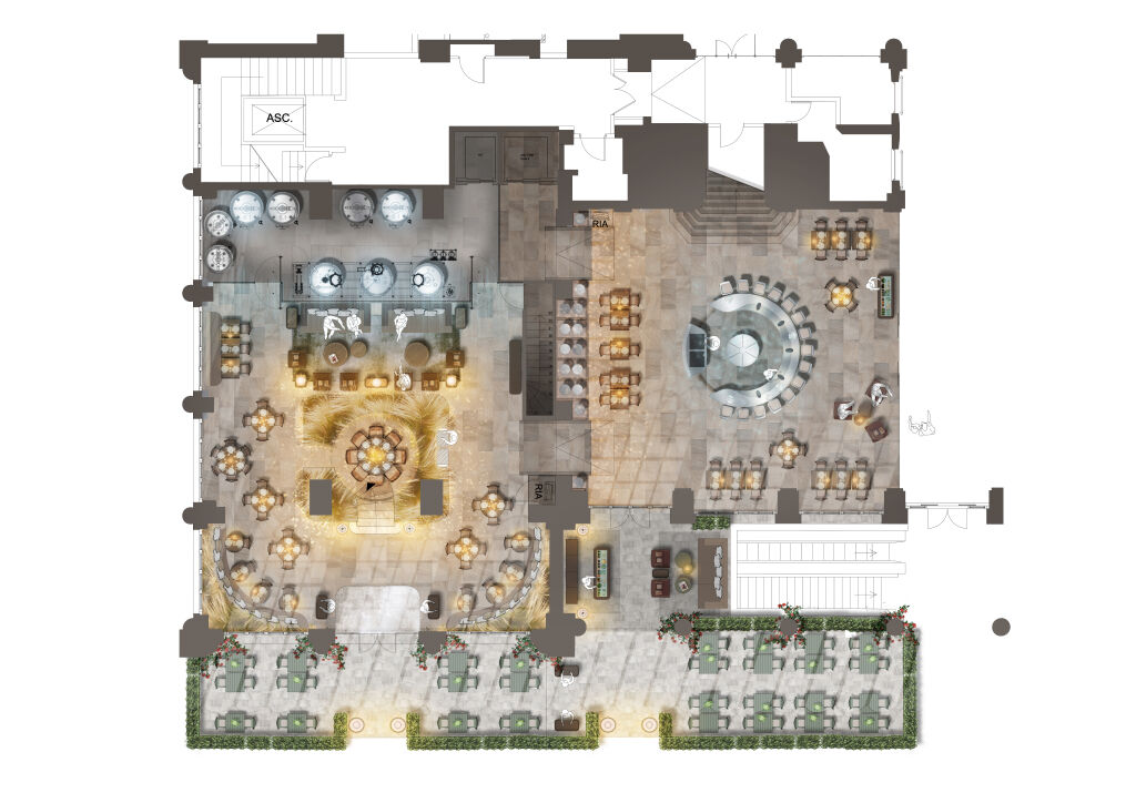 Street Level Floor Plan - project